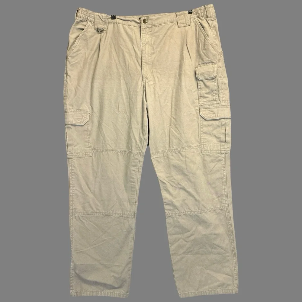 5.11 Tactical Cotton Canvas Cargo Pant Mens Size 44x32 Khaki Regular Fit 74251 - Picture 5 of 13